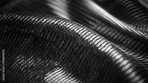 Wallpaper Mural Close-up of Black Woven Fabric with a Textured Surface Torontodigital.ca