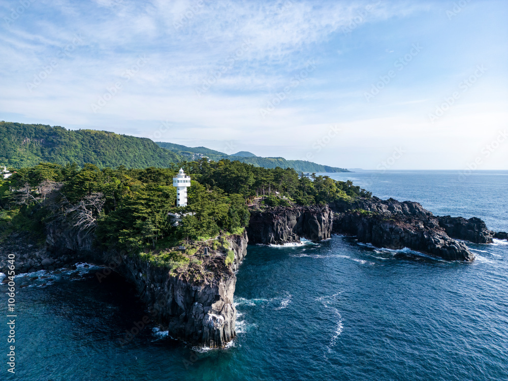 城ヶ崎海岸(ドローン空撮) 静岡県伊東市 城ヶ崎海岸(ドローン空撮) 静岡県伊東市
