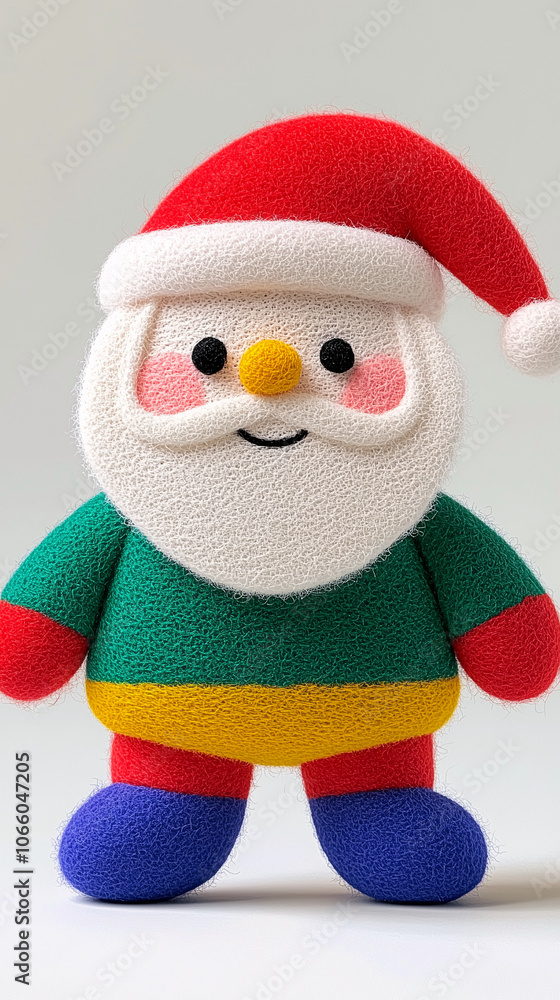 Fototapeta premium wool Santa Claus figure