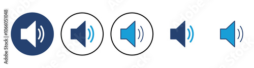 Speaker icon vector. volume icon vector. loudspeaker icon vector. sound symbol