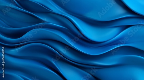 Wallpaper Mural Abstract blue waves flowing in a dynamic, organic pattern, creating a modern and stylish background. Torontodigital.ca