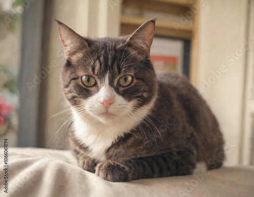 Wallpaper Mural portrait of a cat Torontodigital.ca