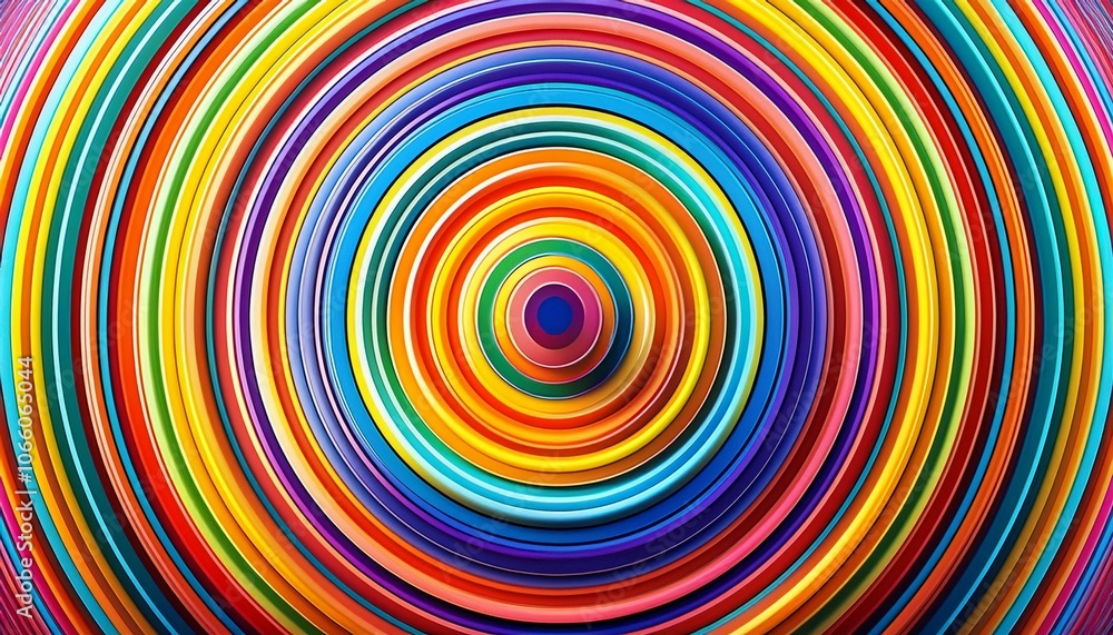 Colorful concentric circles Colorful concentric circles