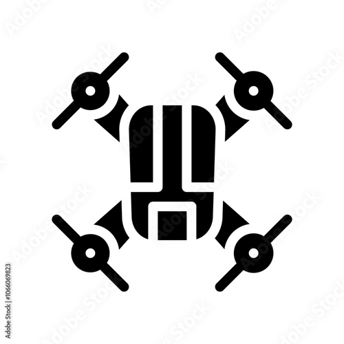 drone glyph icon