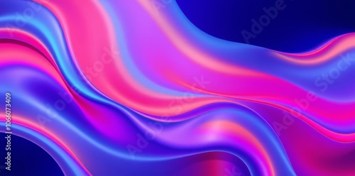 Wallpaper Mural Abstract Fluid Art: Vibrant Colors and Dynamic Shapes Torontodigital.ca