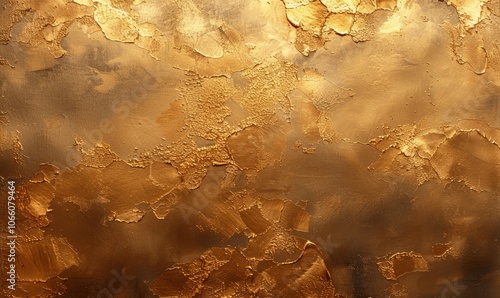 Luxurious Gold Leaf Textured Background photo