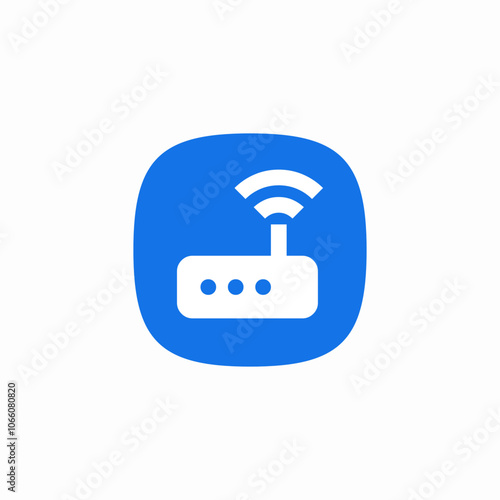 wifi router icon sign vector