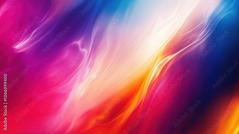 Obraz premium Abstract gradient colors, vibrant tones, dynamic movement, modern design