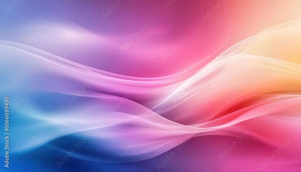 Fototapeta premium Abstract gradient colors with vibrant tones, soft lighting, dynamic energy, sleek design, modern art vibe