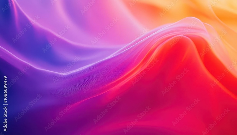 Fototapeta premium Abstract gradient colors with vibrant tones, soft lighting, dynamic energy, sleek design, modern art vibe