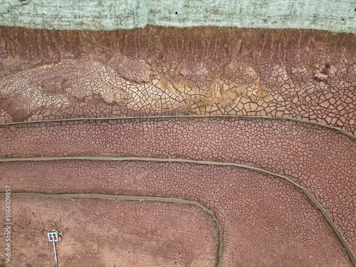 Overhead View of Retention Pond