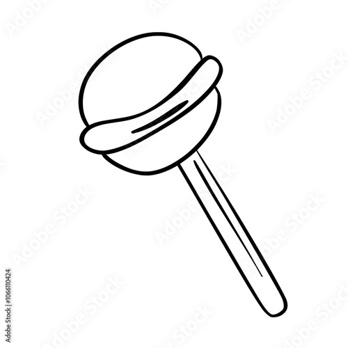 Wallpaper Mural Sweets candies doodle outline Torontodigital.ca