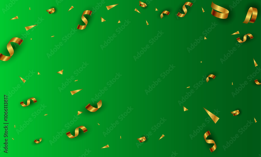 Realistic golden confetti background. Luxury background with confetti falling down Realistic golden confetti background. Luxury background with confetti falling down