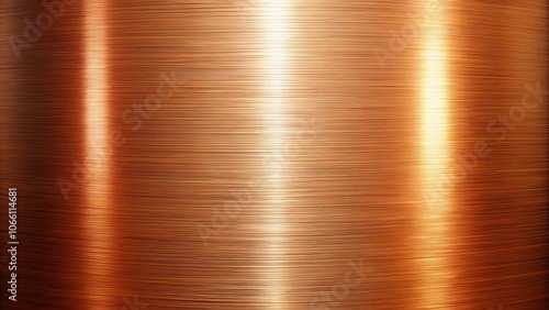 Shiny copper metal surface texture reflecting light , metal, shiny, texture, reflective, surface, material, industrial