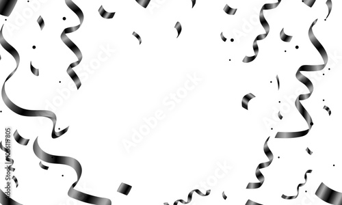 realistic golden confetti background. Luxury background with confetti falling down