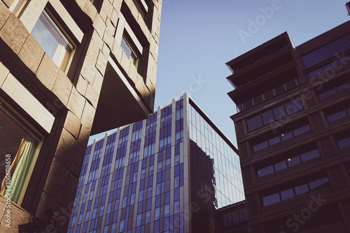 Photography Low angle of view of buildings against the sky