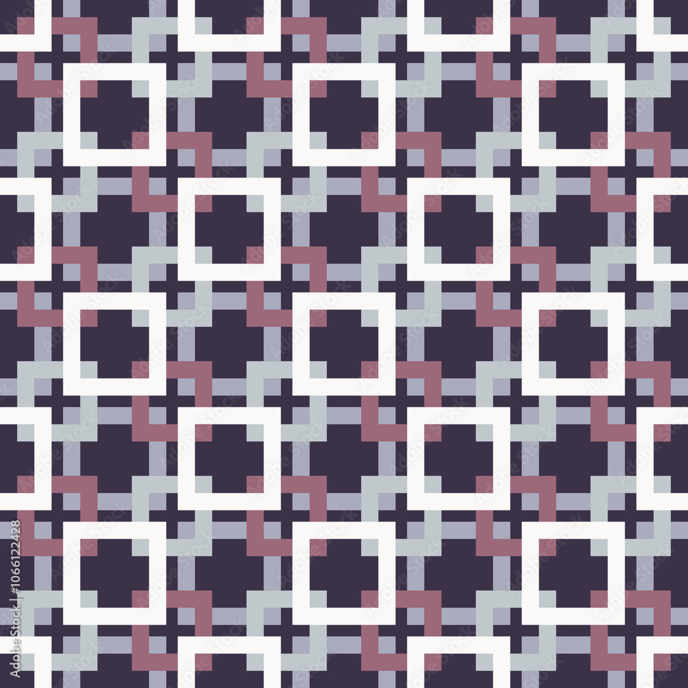 Naklejka premium Abstrakcyjny geometryczny wzór. Bezszwowe wektorowe tło. Kolorowa tekstura.