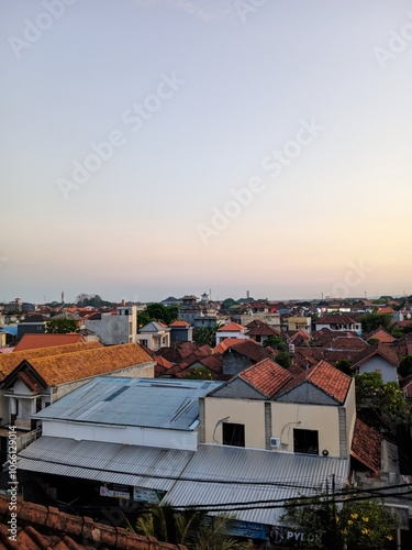 Wallpaper Mural The view buildings in the city of bali Torontodigital.ca