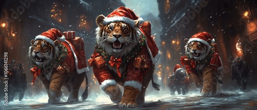 Festive Felines photo