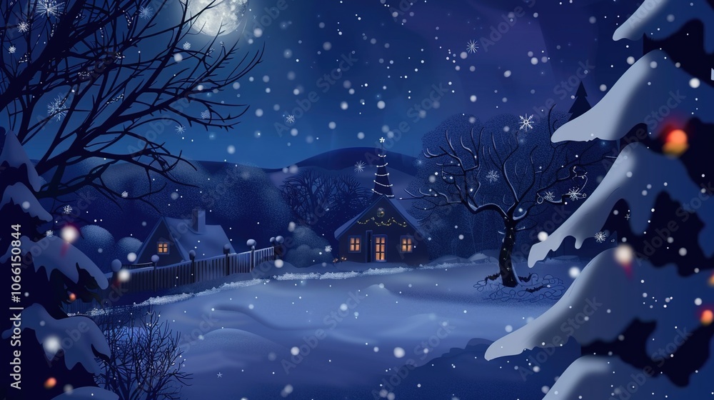 Fototapeta premium Traditional Christmas Background: Create a Warm and Timeless Christmas Setting