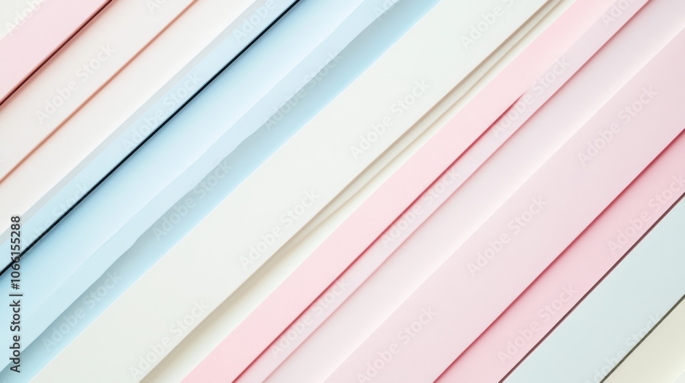 Obraz premium Gentle hues of pink, peach, and cream swirl together, evoking a calm atmosphere reminiscent of a tranquil dawn. This abstract composition invites reflection and creativity.