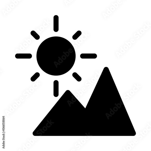 sun icon template