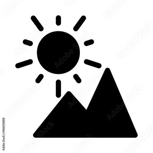 sun icon template