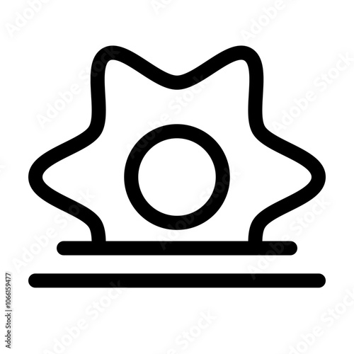 sun icon template