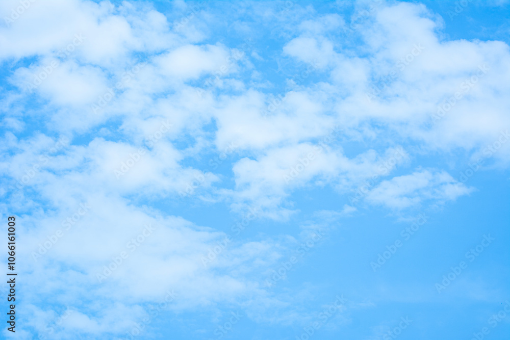 Obraz premium white clouds on a blue sky