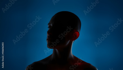 invisible illness isolated with white highlights, png photo