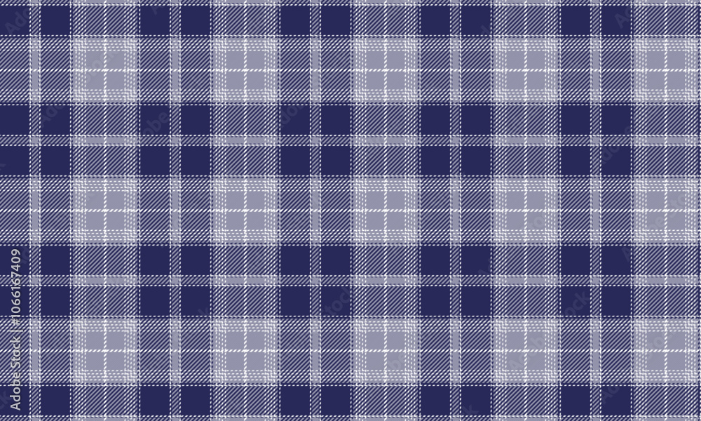 Plaid fabric pattern, blue, white, seamless modern cross lines for textiles, and for designing clothes, skirts or decorative fabrics. Vector illustration. Plaid fabric pattern, blue, white, seamless modern cross lines for textiles, and for designing clothes, skirts or decorative fabrics. Vector illustration.