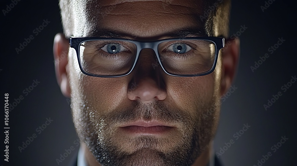 Futuristic Financial Analyst with Data Visuals Futuristic Financial Analyst with Data Visuals