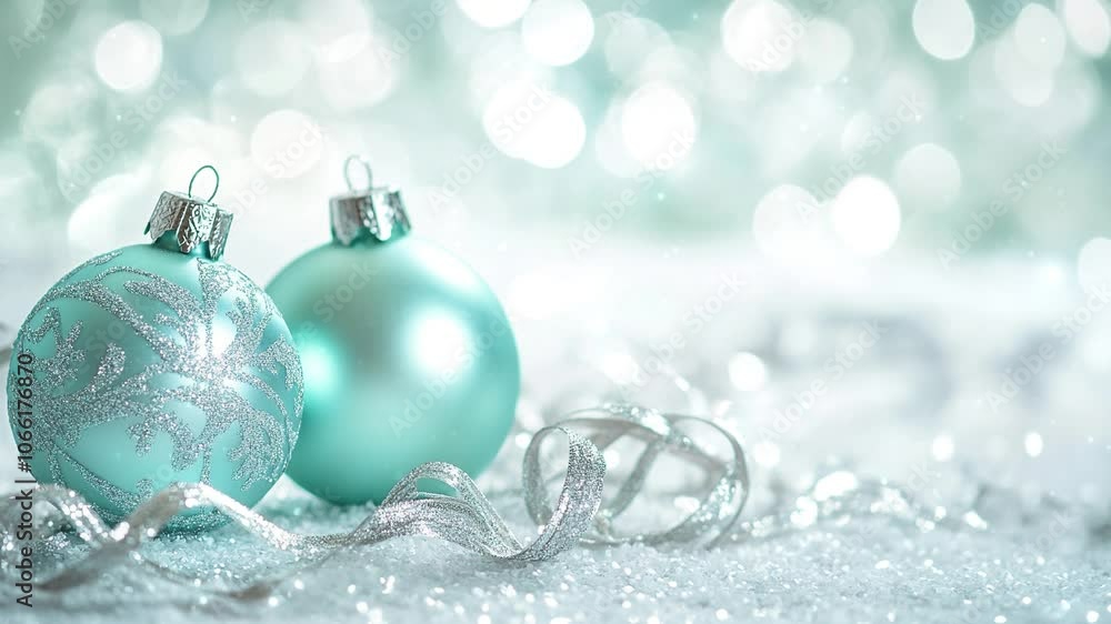 Christmas decorations. New Year or Christmas concept. Christmas theme and New Year's background. Christmas ornaments and snowflakes. Christmas tree. L uxurious New Year's decoration. Copy space area Christmas decorations. New Year or Christmas concept. Christmas theme and New Year's background. Christmas ornaments and snowflakes. Christmas tree. L uxurious New Year's decoration. Copy space area