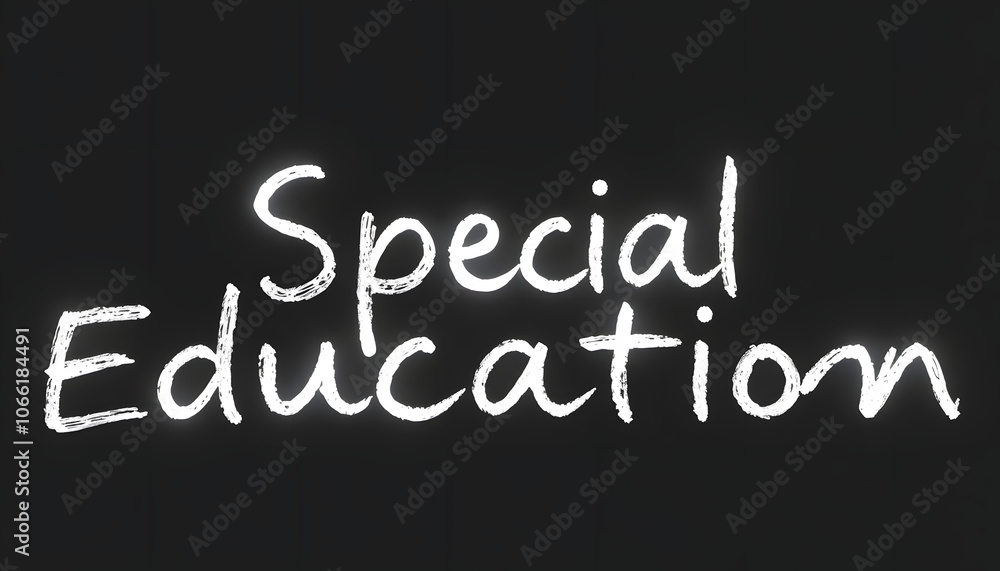 Obraz premium Word writing text Special Education. Business photo showcasing form of learning given to students with mental challenges isolated with white highlights, png