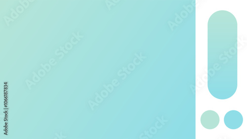 Spearmint and Turquoise gradient background with light blurred pattern. Abstract illustration with gradient blur design. Blurred colored abstract background. Colorful gradient. Vector illustration