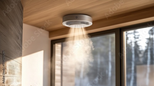 Modern Air Purifier in Stylish Interior Setting