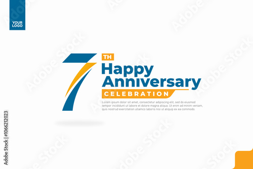 Free Download Number 7 logo icon design, 7th birthday logo number, anniversary 7 - GFXLoad