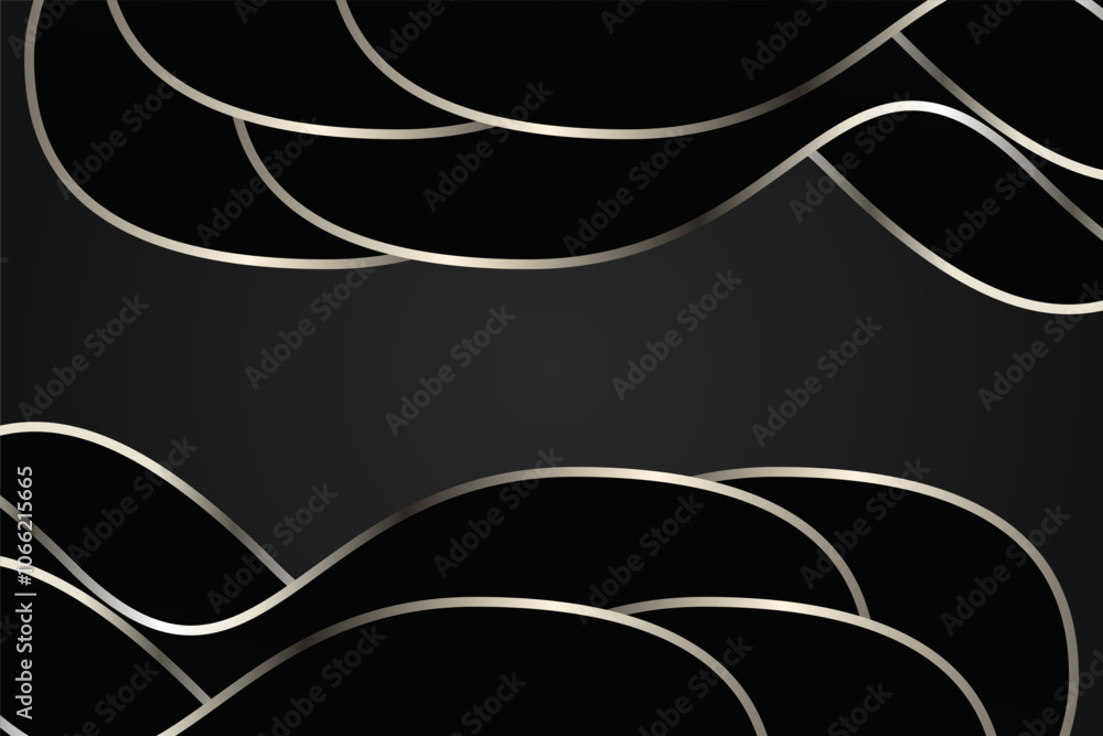 Fototapeta premium Modern Abstract Background Luxury Black