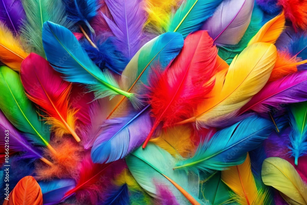 colorful feathers of the feathers colorful feathers of the feathers