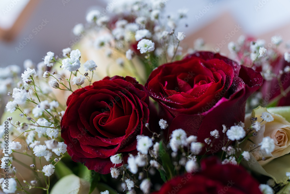 Beautiful background with red roses. Delicate background. Beautiful background with red roses. Delicate background.