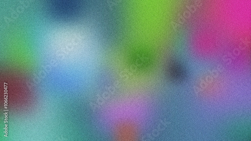 Colorful Gradient Background with Grainy Noise Texture. Modern and Futuristic Design with Smooth Fluid Shapes, Ideal for Posters with a Unique Visual Appeal.