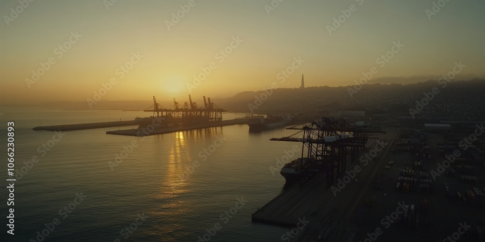Golden Hour at the Port. Golden Hour at the Port.