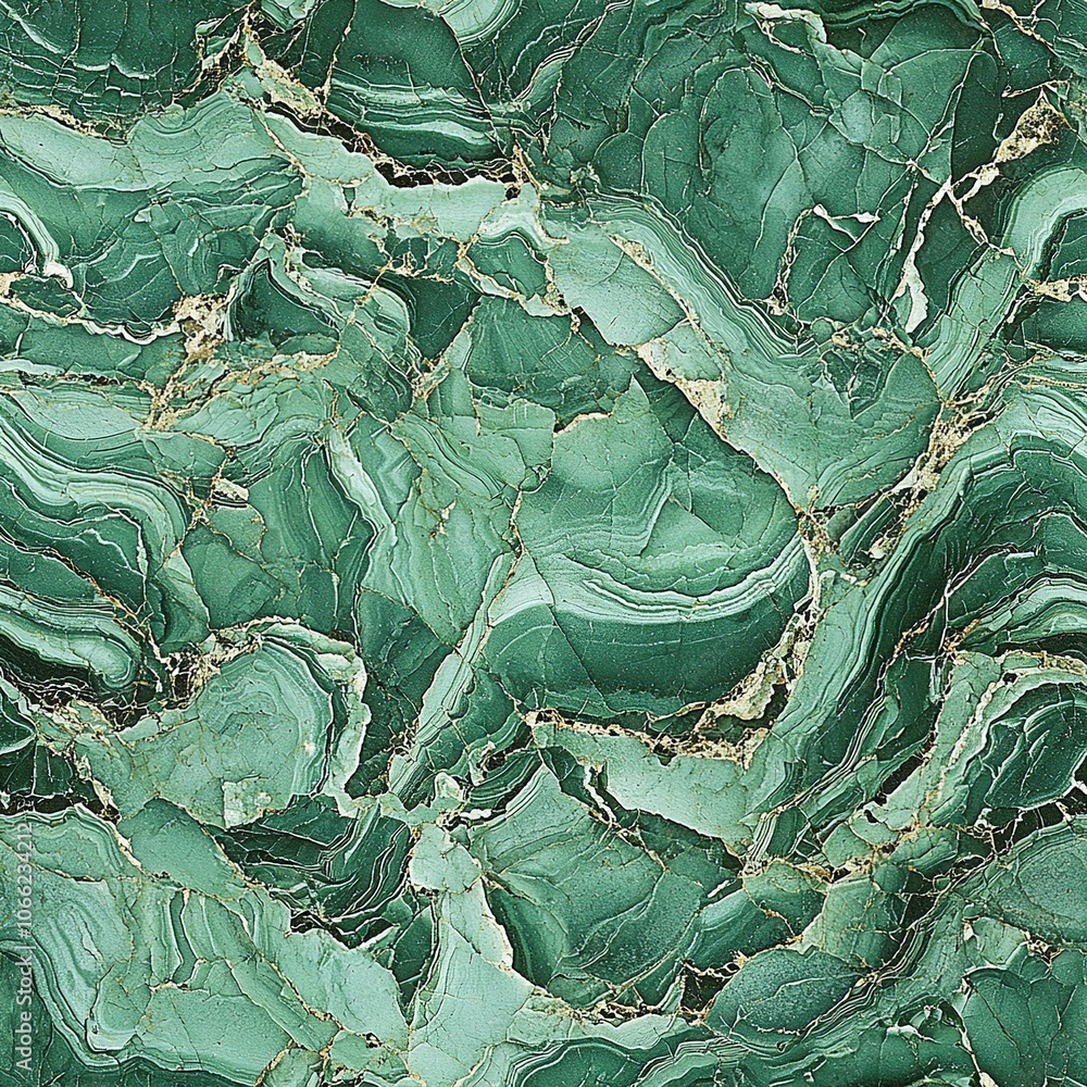 Obraz premium Green Marble Granite Seamless Abstract Texture Pattern