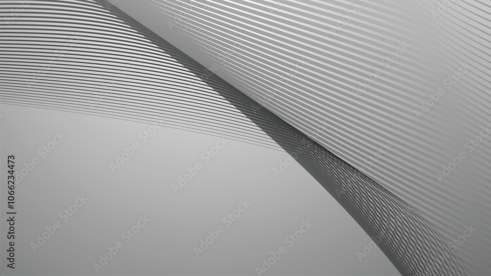 Grey abstract background with curve stripes line for backdrop or presentation Grey abstract background with curve stripes line for backdrop or presentation