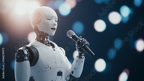 Robot Singer on Stage: A hu...