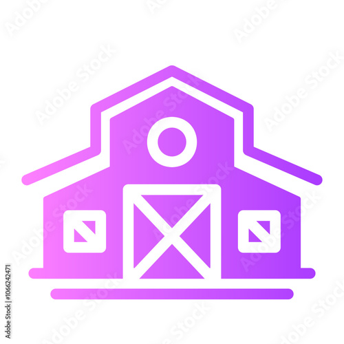 barn Gradient icon