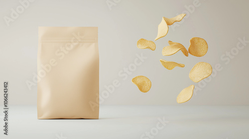 Potato Chips Packaging Mockup
