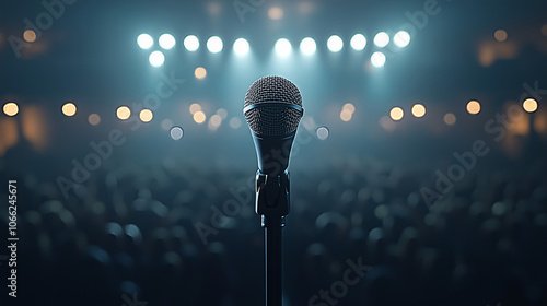Microphone Under the Spotli...