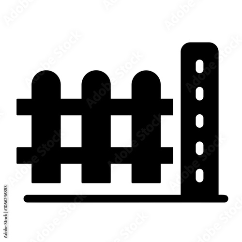 fence Solid icon