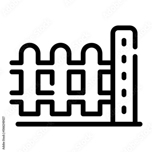 fence Line Icon
